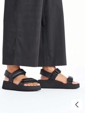 Birkenstock Papillio Black Theda Platform Sandals Womens Size 36 / 5-5.5